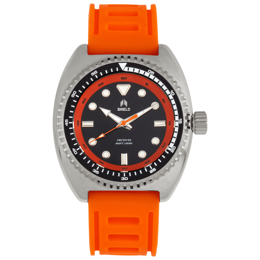 Silver/Orange