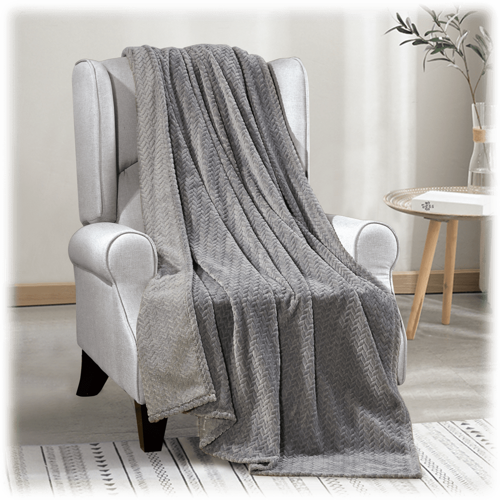 Chevron Braided Gray