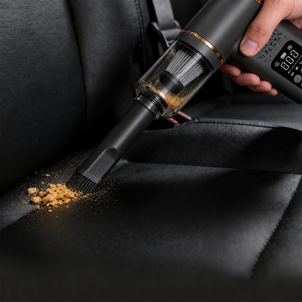 Precision nozzle reaches deep into furniture and upholstery
