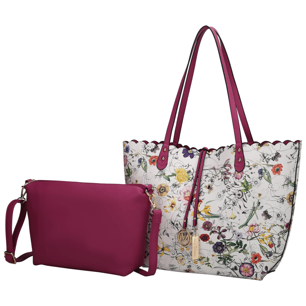 White/Fuschia