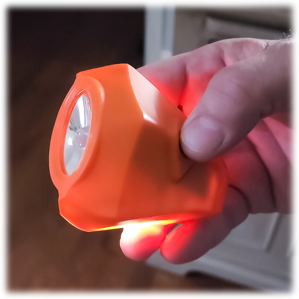 Wear as a headlamp or use as a standalone work light