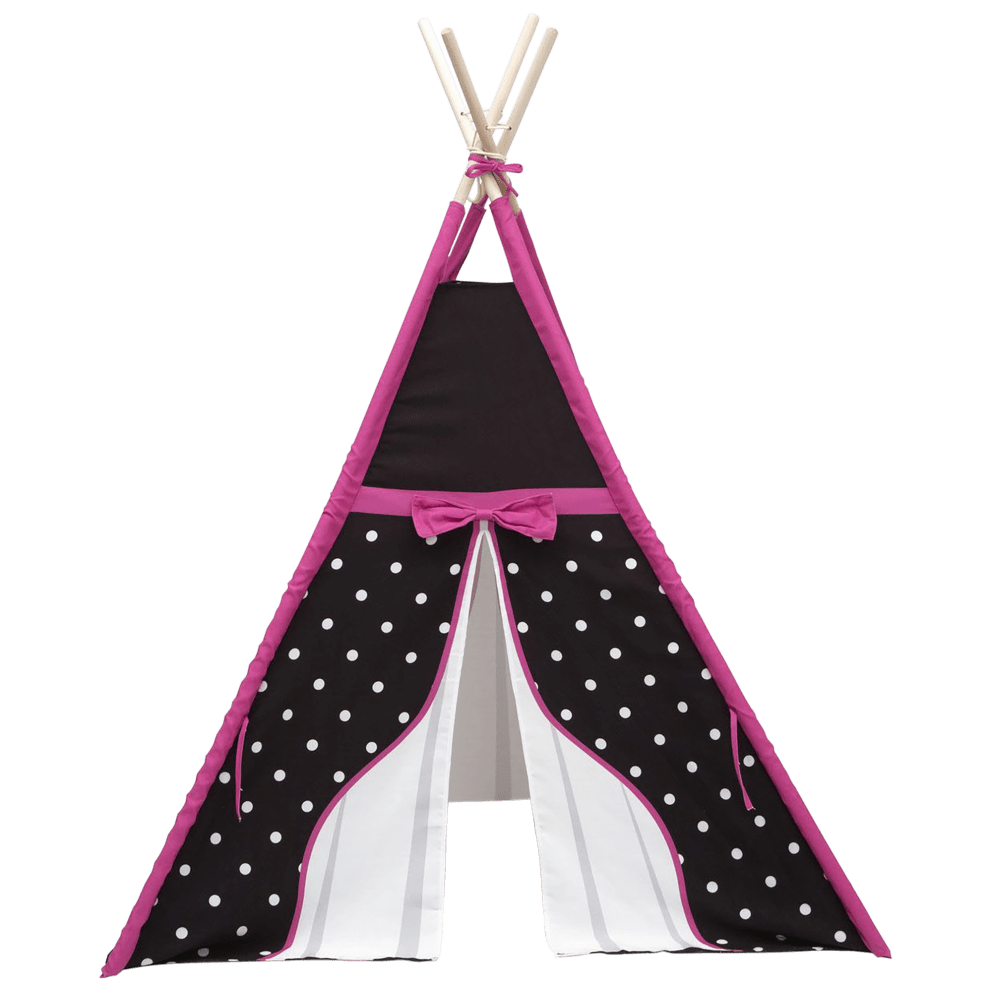 Color: Black and White Polka Dot