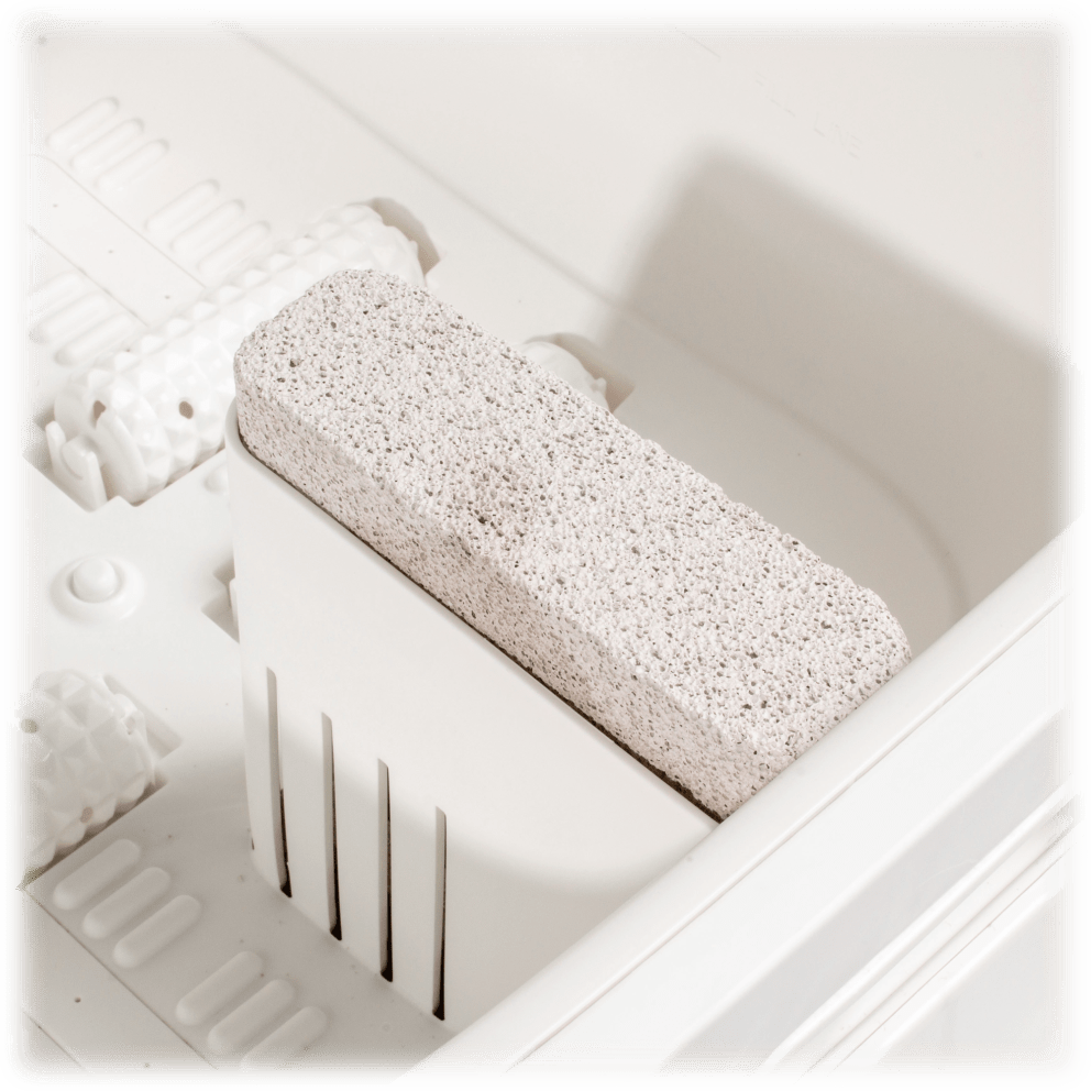 Insulated tub walls maintain temperature better