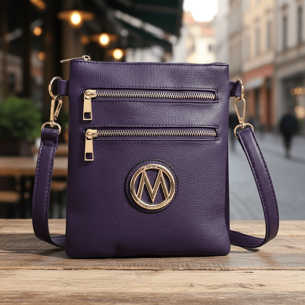 Dual Front Zip Pockets Keep Small Essentials Organized and Easy to Reach