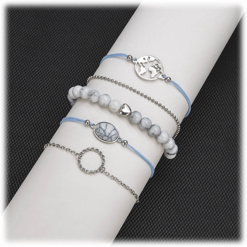 Set: White Chakra & World Map