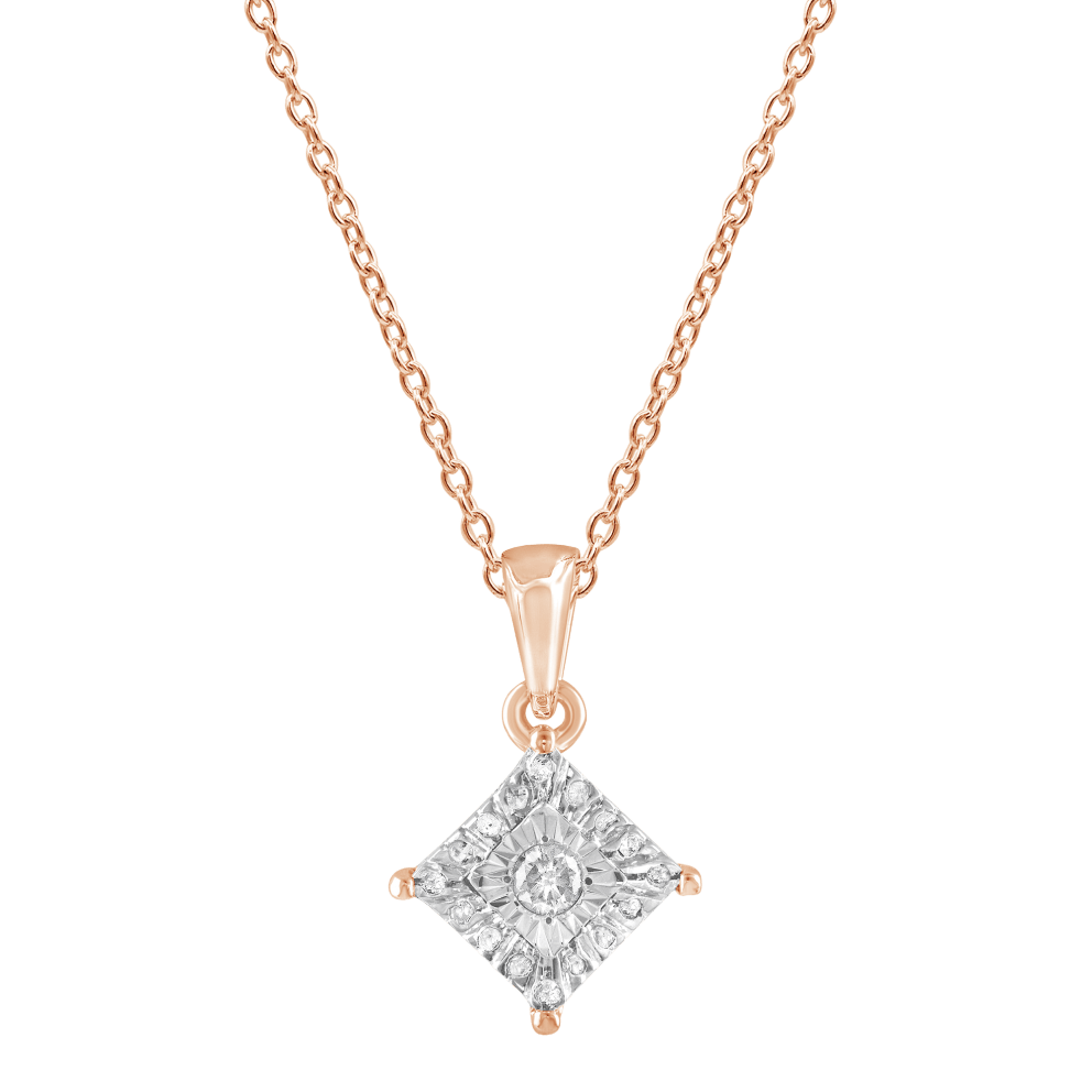 Sterling Silver with Rose Plating
