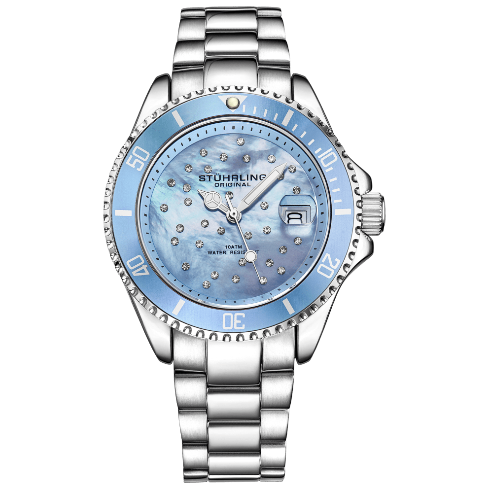 Silver/Light Blue