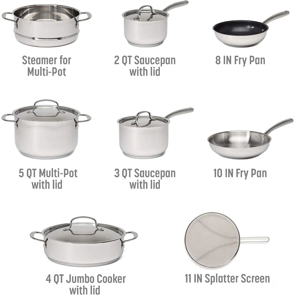 12 Pieces Cover Every Cooking Essential