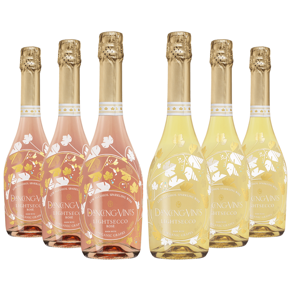 6 Bottles (3 White + 3 Rosé)