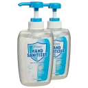 Includes Two 10.4 oz Bottles of Sanitizer