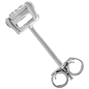 Secure backings keep earrings in place effortlessly