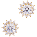 18K Yellow Gold Over Sterling Silver