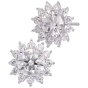 Stud Earrings in Sterling Silver