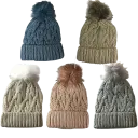 Women's Light Multi with Pom