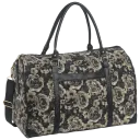 This Rose Print with Gray Trim weekender bag is the perfect tote to hold everything you need for a weekend away