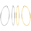 Stainless Steel & 18K Gold Plated