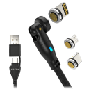 Magnetic design offers quick & effortless connection to various devices, making it compatible with multiple gadgets