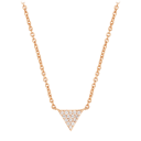 Rose Gold Clear Stone