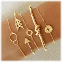 Set: Love Knot Bangle