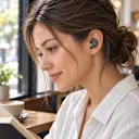 Single-ear use and a microphone mute function