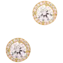 18K Yellow Gold Over Sterling Silver