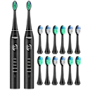 2 toothbrushes + 12 brush heads = plenty of replacements
