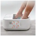 Built-in free spinning rollers relieve stress and refreshes arches, heels, and balls of the feet
