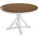 Burnished Medium Brown/White Paint