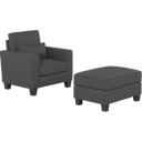 Charcoal Gray Herringbone