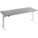 Platinum Gray/White Powder Coat