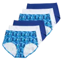 Frost Leaves/Blue/White