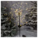 Bendable metal branches create a stunning firework effect with twinkling LED lights