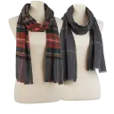 Rust or Grey/White Plaid
