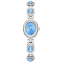 Silver / Blue