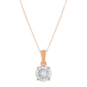Sterling Silver with Rose Plating