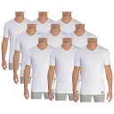 White V-Neck