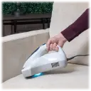 2 vibrating pads lift particles & pet hair from deep within fabrics