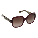 Burgundy Havana Glitter with Brown Gradient
