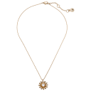 16" Daisy Delicate Pendant Necklace - Gold Tone