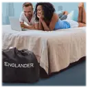 Easy-to-use built-in pump inflates & deflates the mattress in just 90 seconds