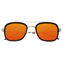Black/Red-Orange