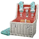 Watermelon Collection Napa Wine & Cheese Picnic Basket