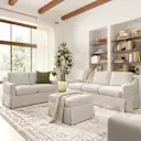 Ivory Basketweave Fabric