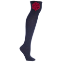 Grey/Burgundy Rose