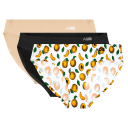 Apricot/Black/Nude