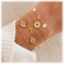 Set: Pink CZ Minimalist