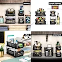 Versatile design keeps any room organized