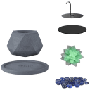 Gemstones - Dark Gray Base