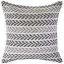 Modern Black and Gray Chevron Striped