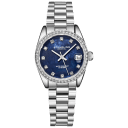 Silver/Blue
